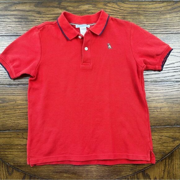 Janie and Jack Red Polo 6 Beachfront Summer - Picture 2 of 4